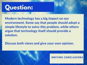 IELTS Conclusion essay